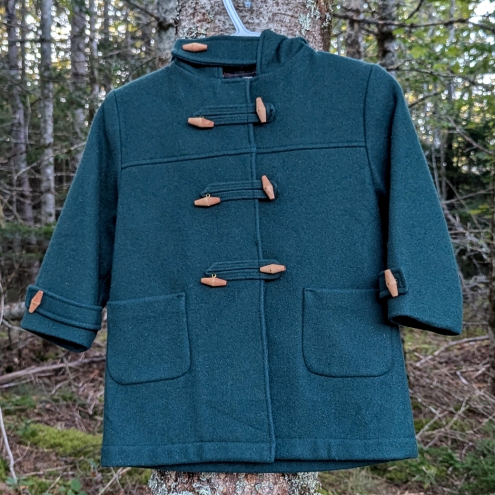 S. ROTHSCHILD Vintage Children's Wool Blend Toggle Coat, size 4